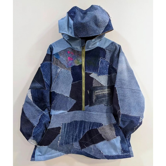 Denim Anorak Jacket (Fits Chest 45-48″) - Picture 1 of 4